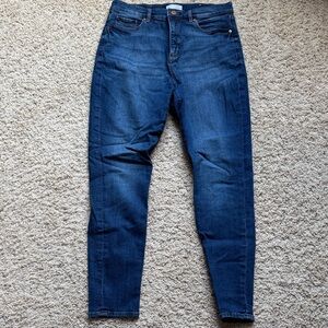 Classic Blue Women's Loft High Waist Skinny Jeans Size 10